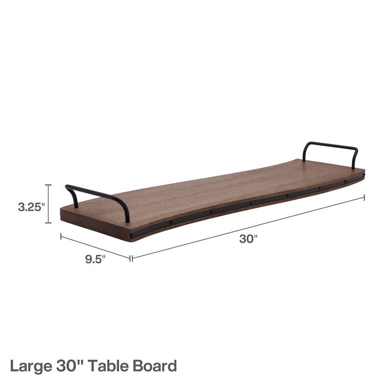 Rustic Rectangular Serve Board. 30 Inch - Image 3