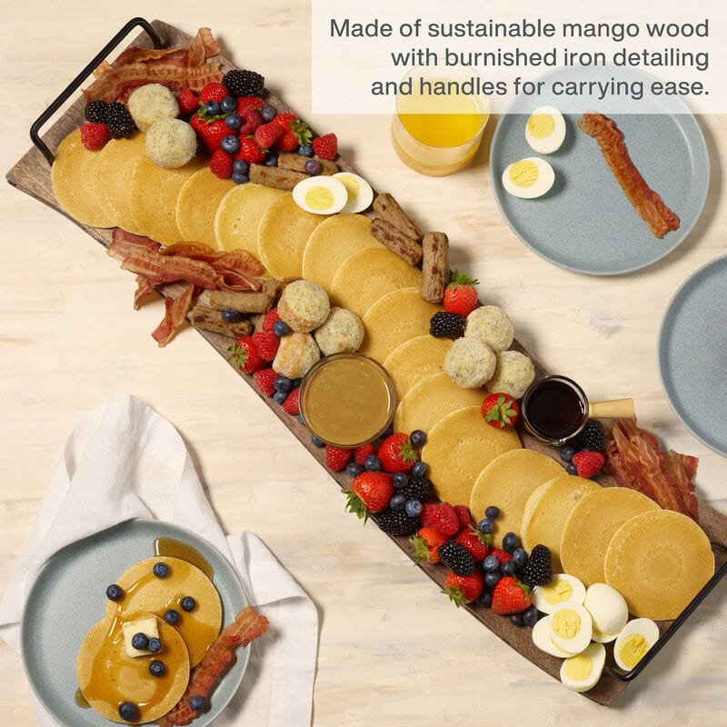 Rustic Rectangular Serve Board. 30 Inch - Image 6