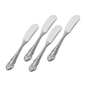 Antique Baroque Set of 4 Spreaders