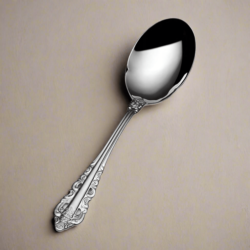 Antique Baroque Serving Spoon - Image 2