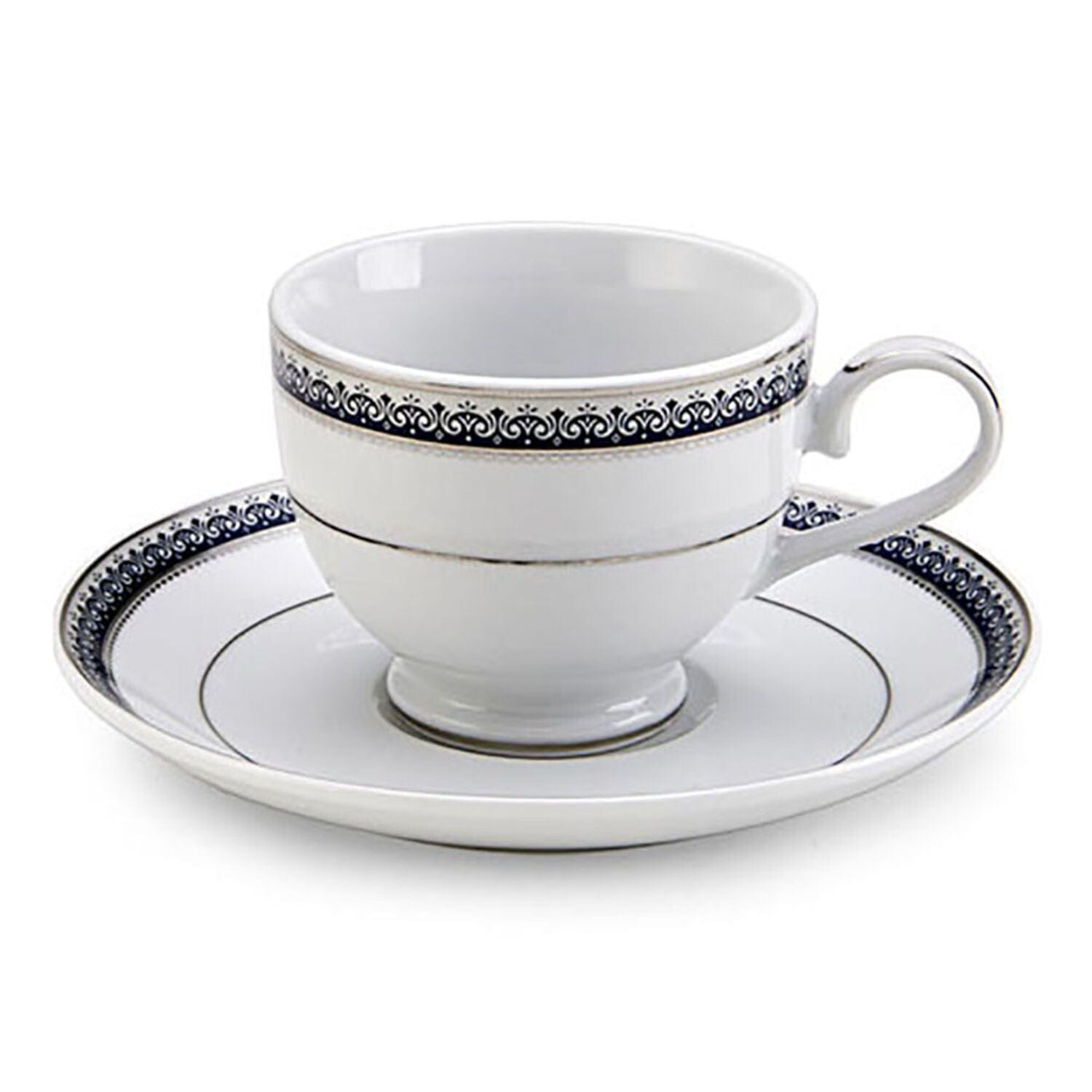 Platinum Crown Cobalt 40 Piece Dinnerware Set. Service for 8 - Image 9