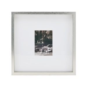 Silver 16 x 16 Gallery Frame. Matted to 5 x 7