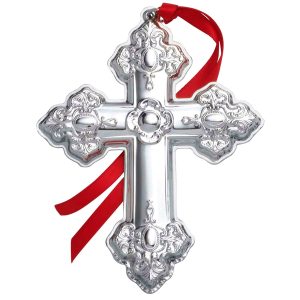 2025 Grande Baroque Sterling Cross Ornament 30th Edition