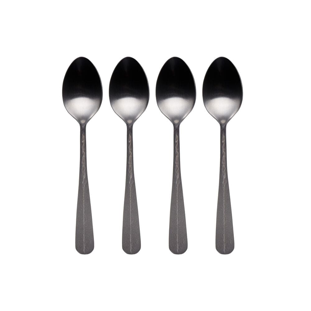 Sable Black Set of 4 Mini Coffee Spoons