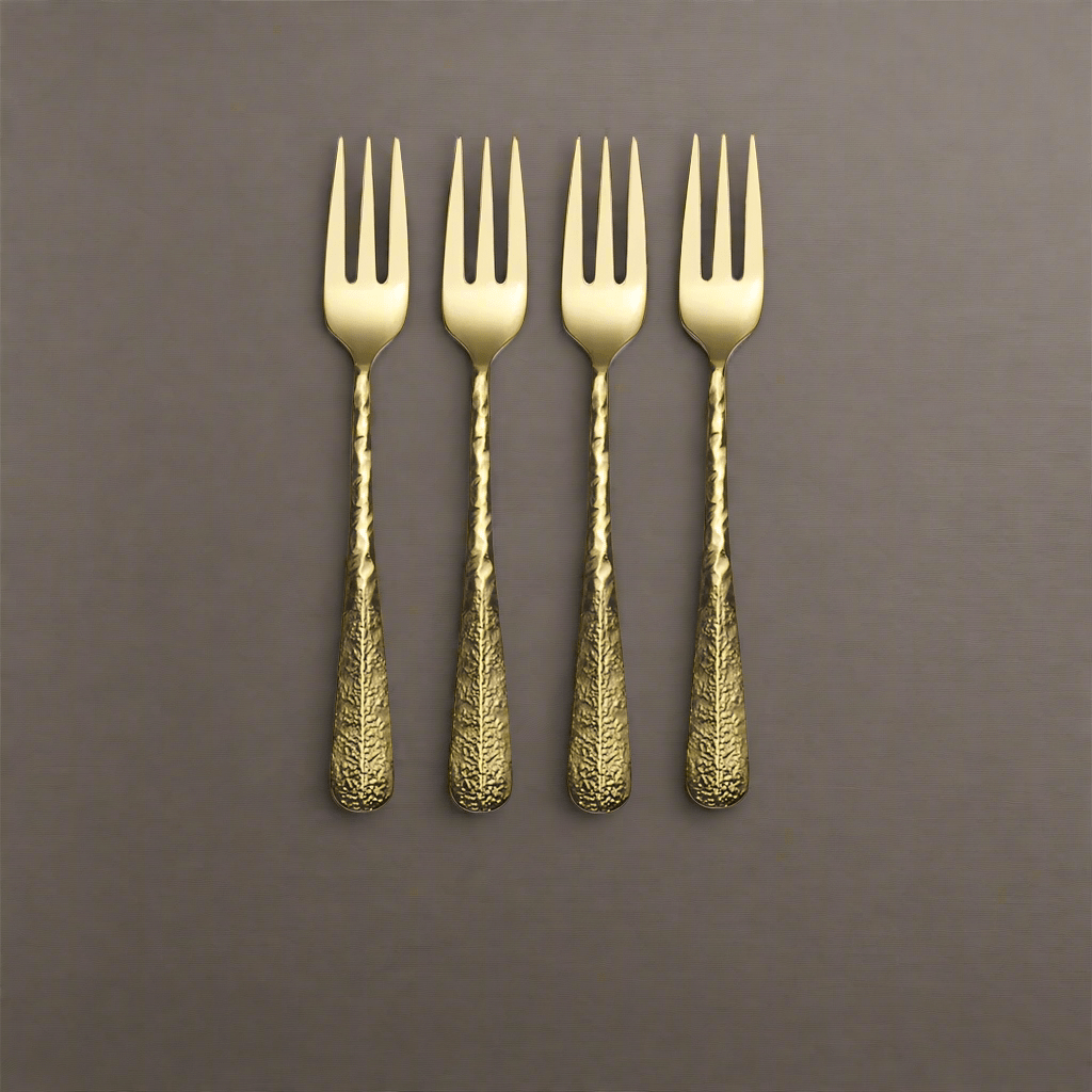 Sable Gold Set of 4 Appetizer Forks - Image 2