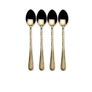 Sable Gold Set of 4 Long Handled Spoons