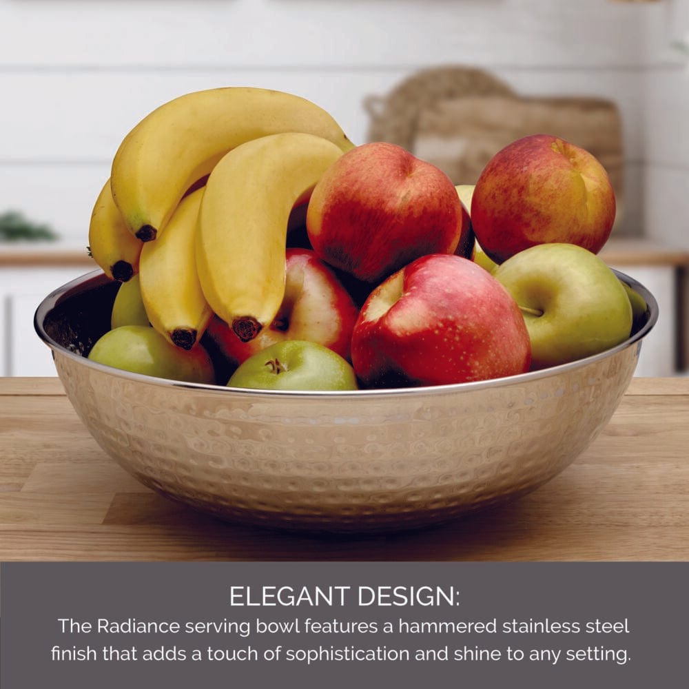 Radiance Hammered Serving Bowl - Image 5