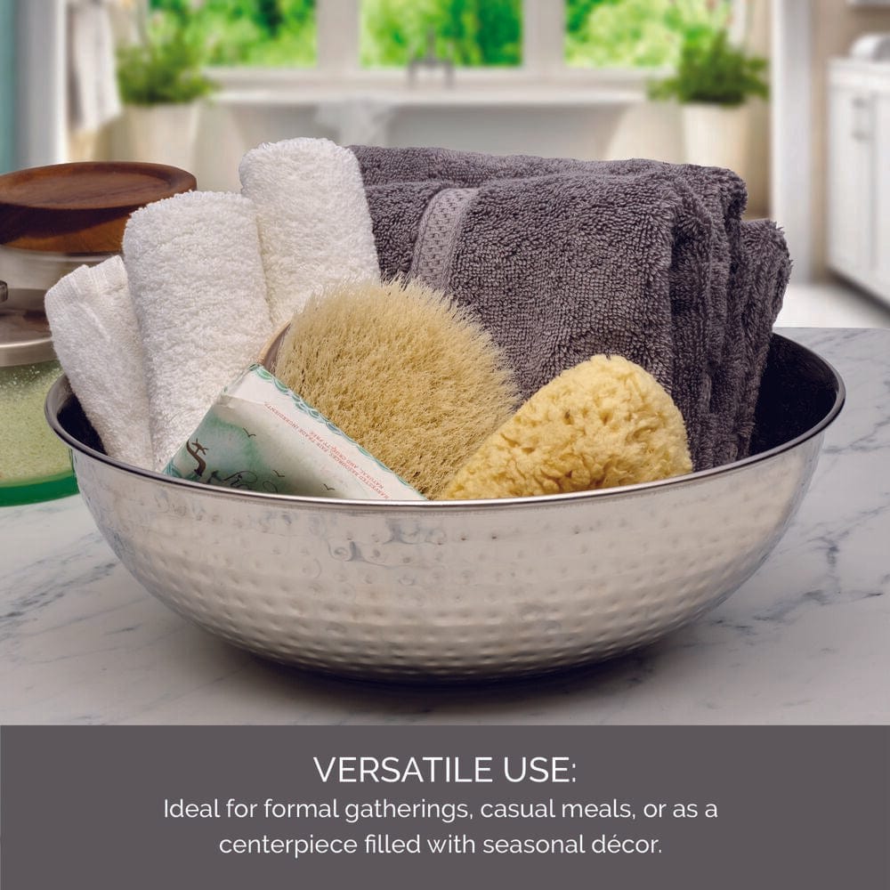 Radiance Hammered Serving Bowl - Image 4