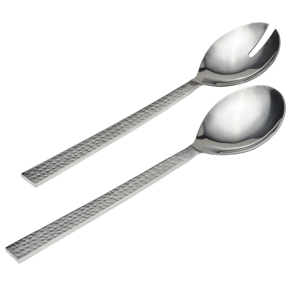 Radiance Hammered Set of 2 Serving Fork and Spoon