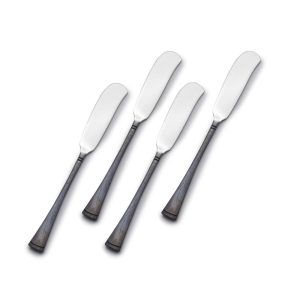 Alyse Burnished Black Set of 4 Spreaders