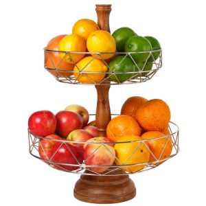 Sidney 2 Tier Fruit Storage Basket