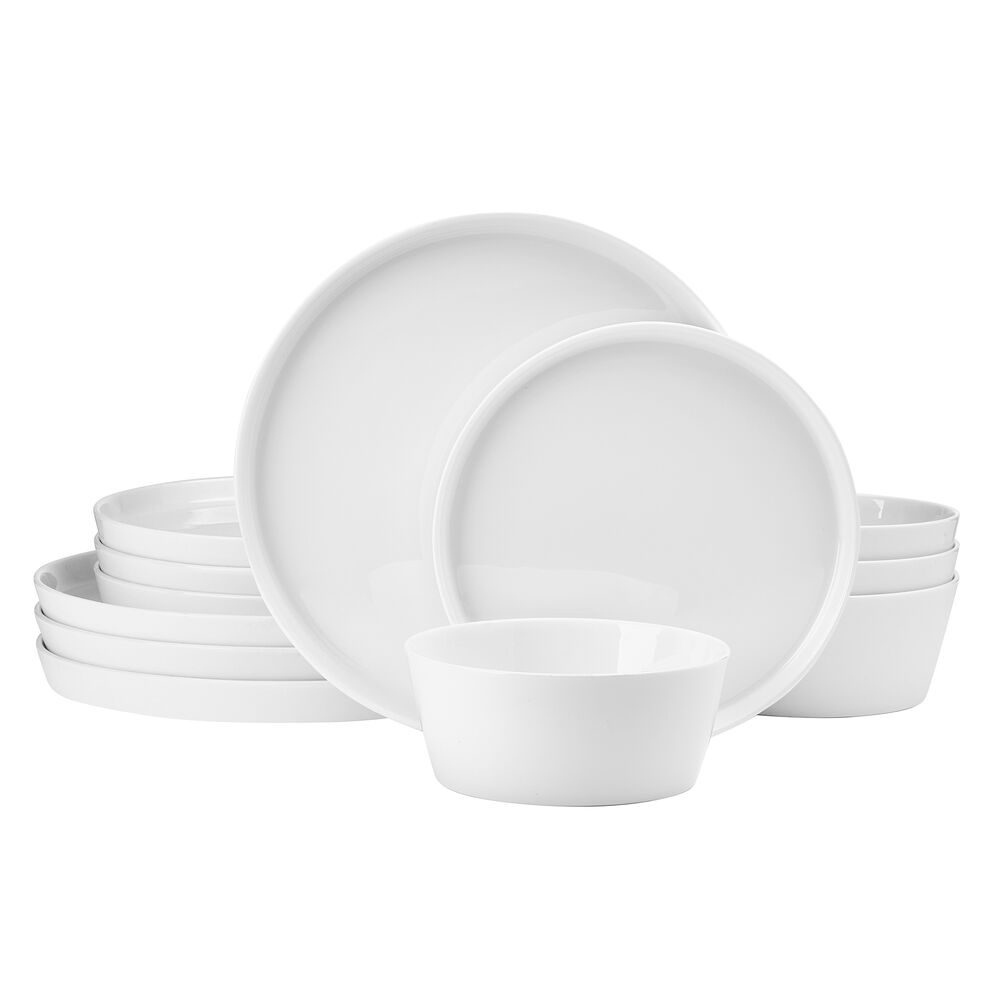 Rylee 12 Piece Dinnerware Set. Service for 4