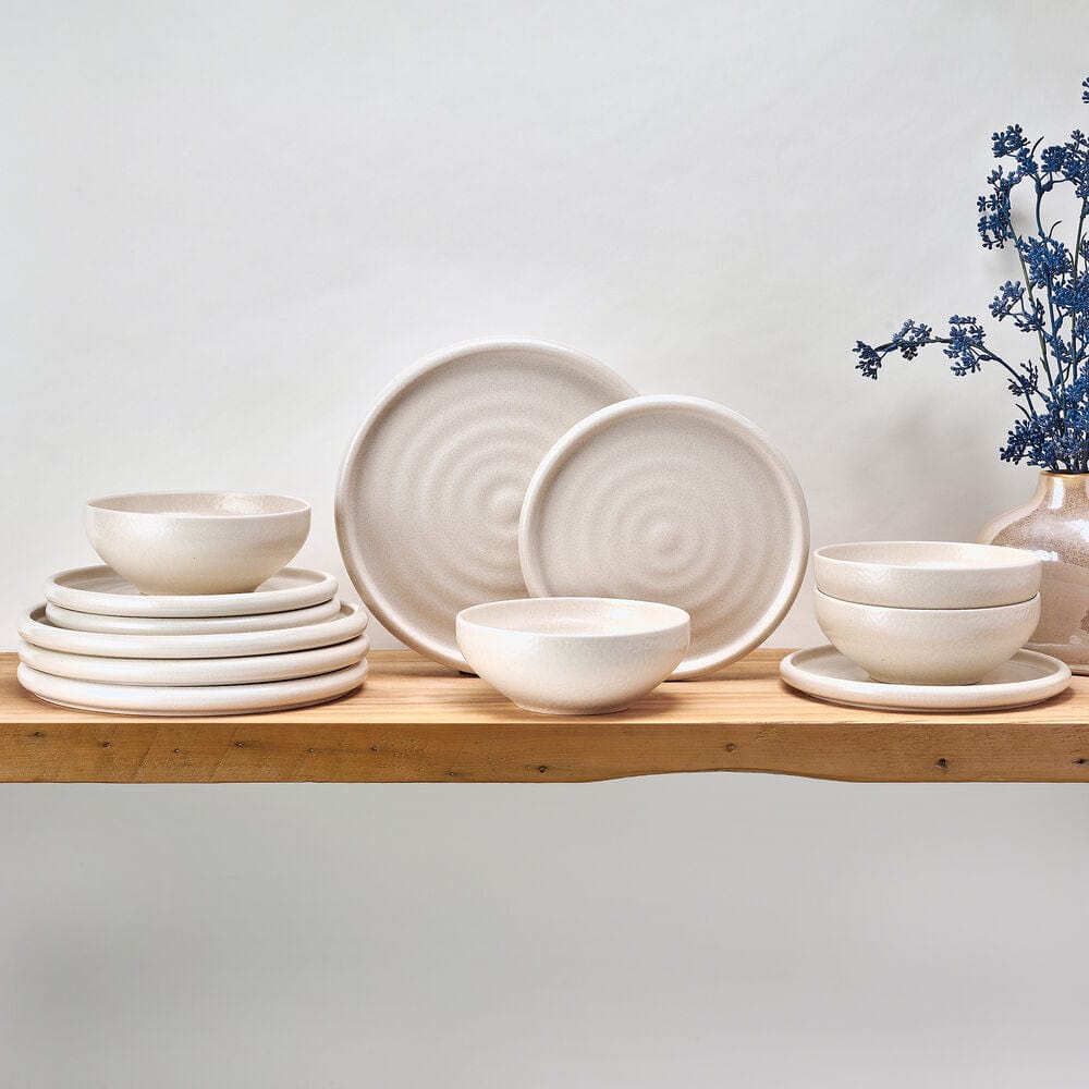 Declan Cream 12 Piece Dinnerware Set. Service for 4 - Image 2