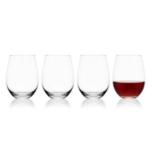 Lana Set of 4 Stemless Wine Glasses