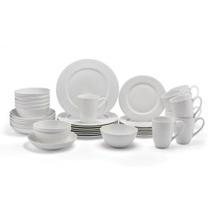Levi 40 Piece Dinnerware Set. Service for 8