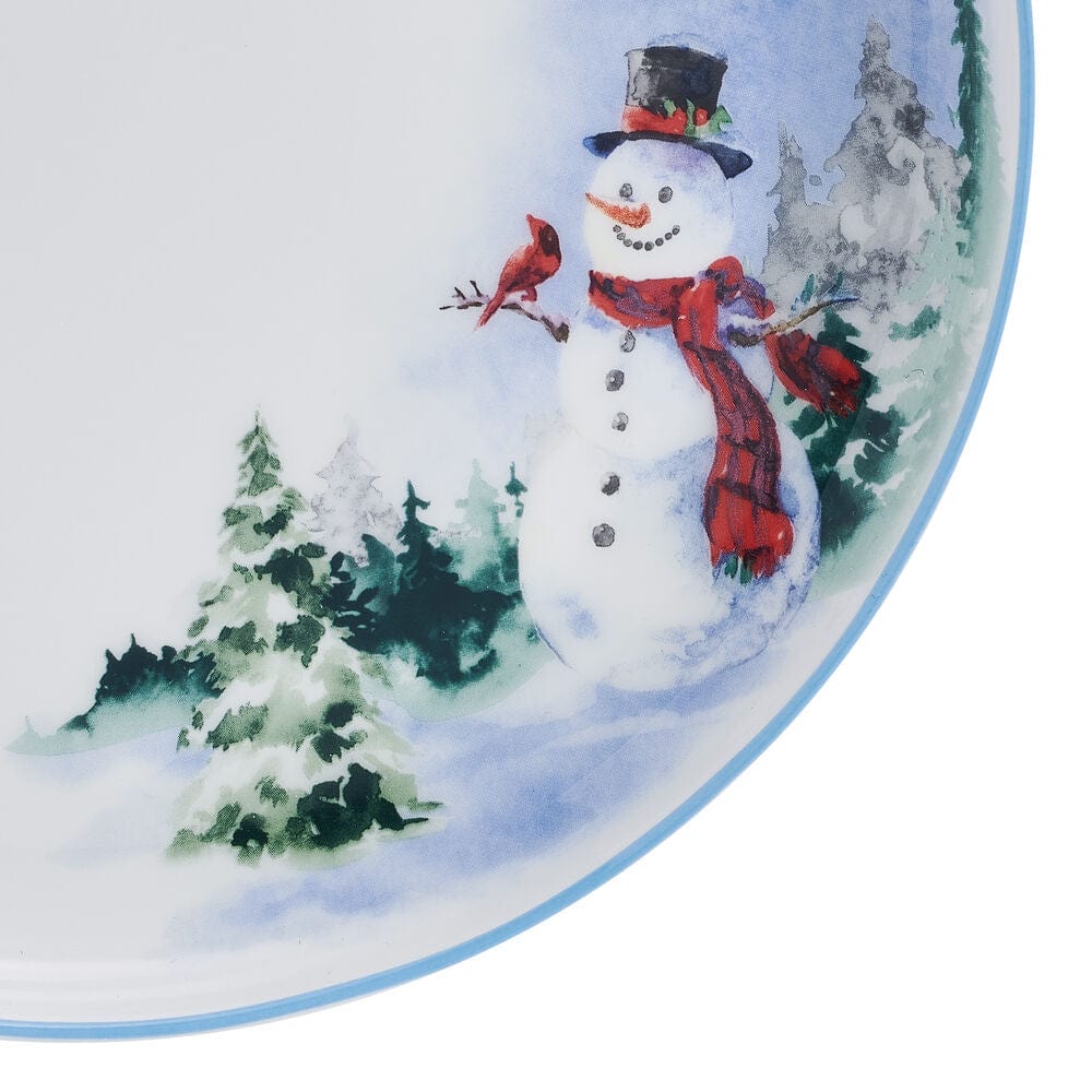 Snowman Forest 12 Piece Dinnerware Set. Service For 4 - Image 4