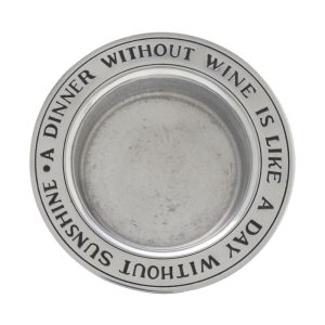 A Dinner Without Wine Bottle Coaster