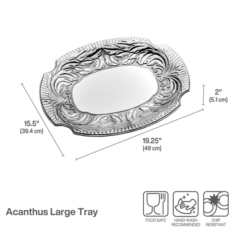 Acanthus Large Oval Tray - Image 3