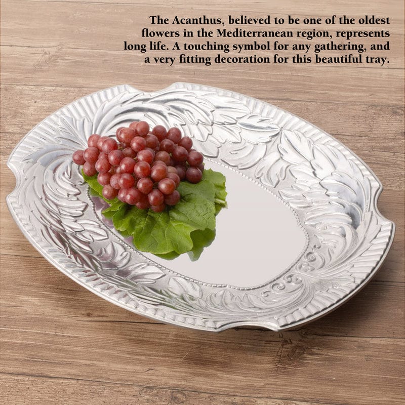 Acanthus Large Oval Tray - Image 4