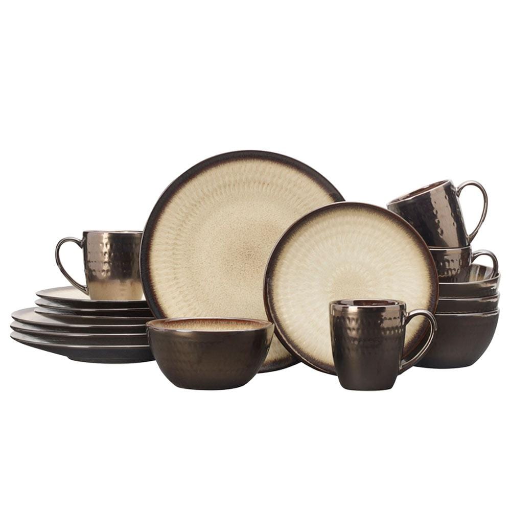 Anastasia Cream 16 Piece Dinnerware Set. Service for 4