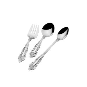 Antique Baroque 3 Piece Baby Feeding Set