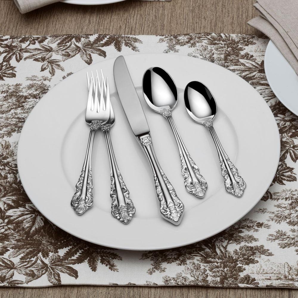 Antique Baroque 65 Piece Flatware Set. Service for 12 - Image 2