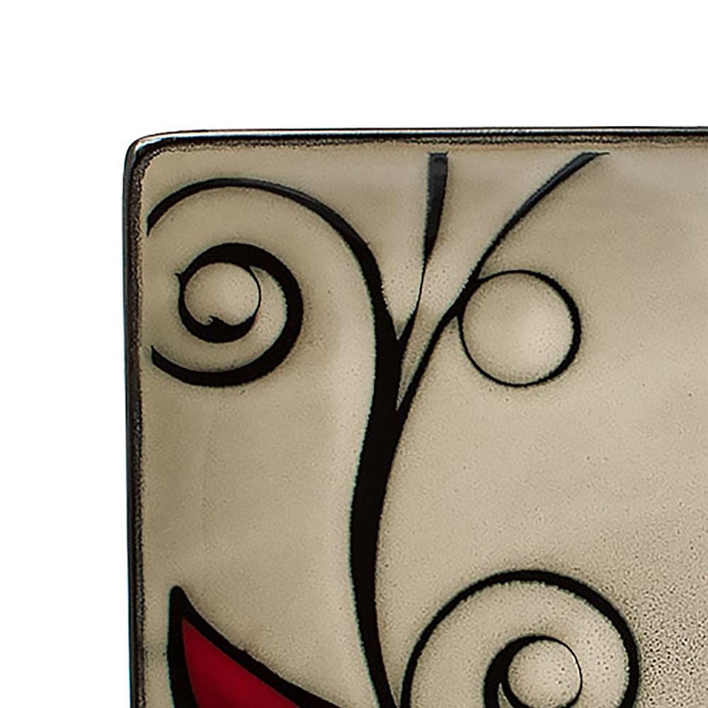 Belmont Square Red Vine Dinnerware Set - Image 3