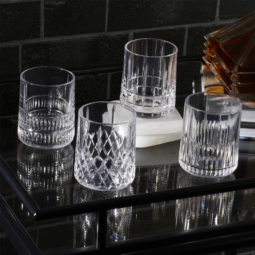 Carrick Set of 4 Double Old Fashioned Whiskey Glasses - Image 3