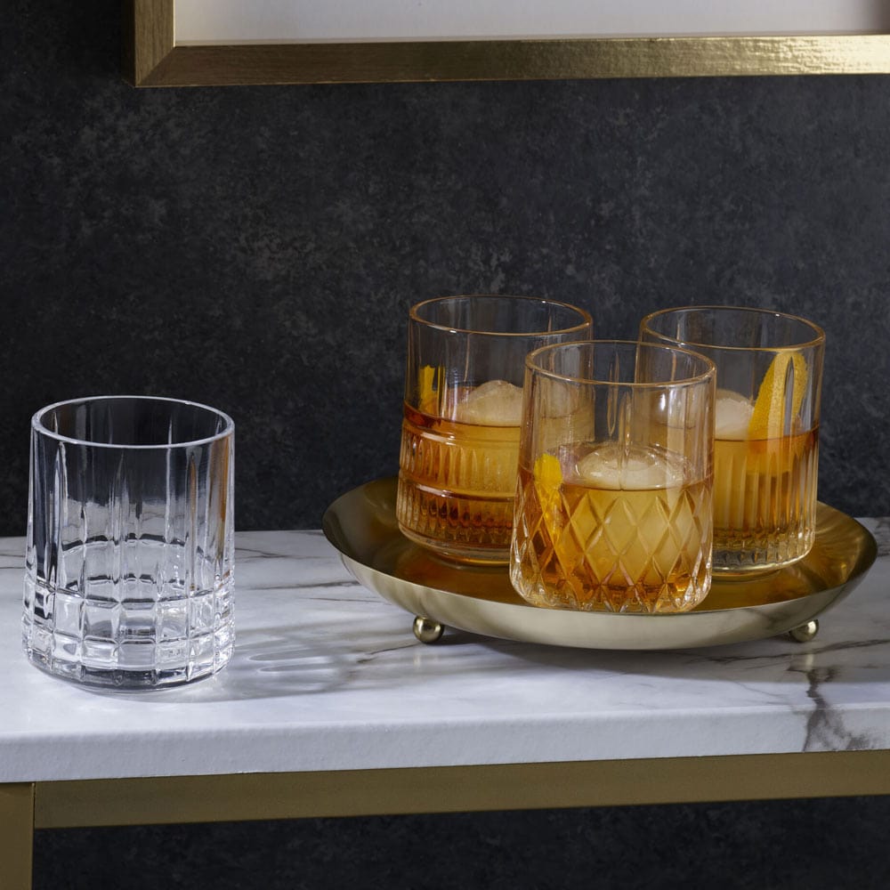 Carrick Set of 4 Double Old Fashioned Whiskey Glasses - Image 4
