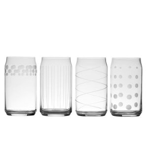 Cheers? Set of 4 Seltzer Glasses