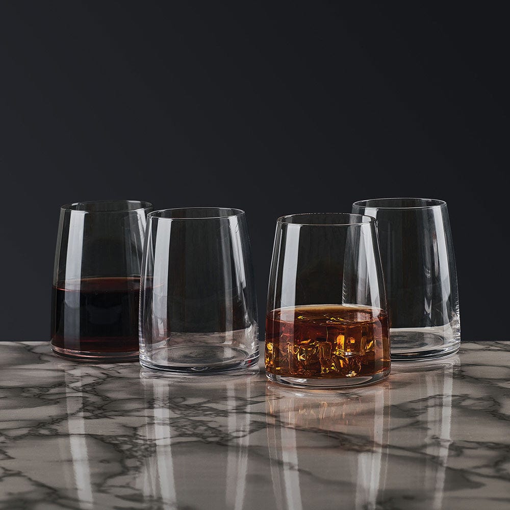 Cora Set of 4 Double Old Fashioned Whiskey Glasses - Image 3