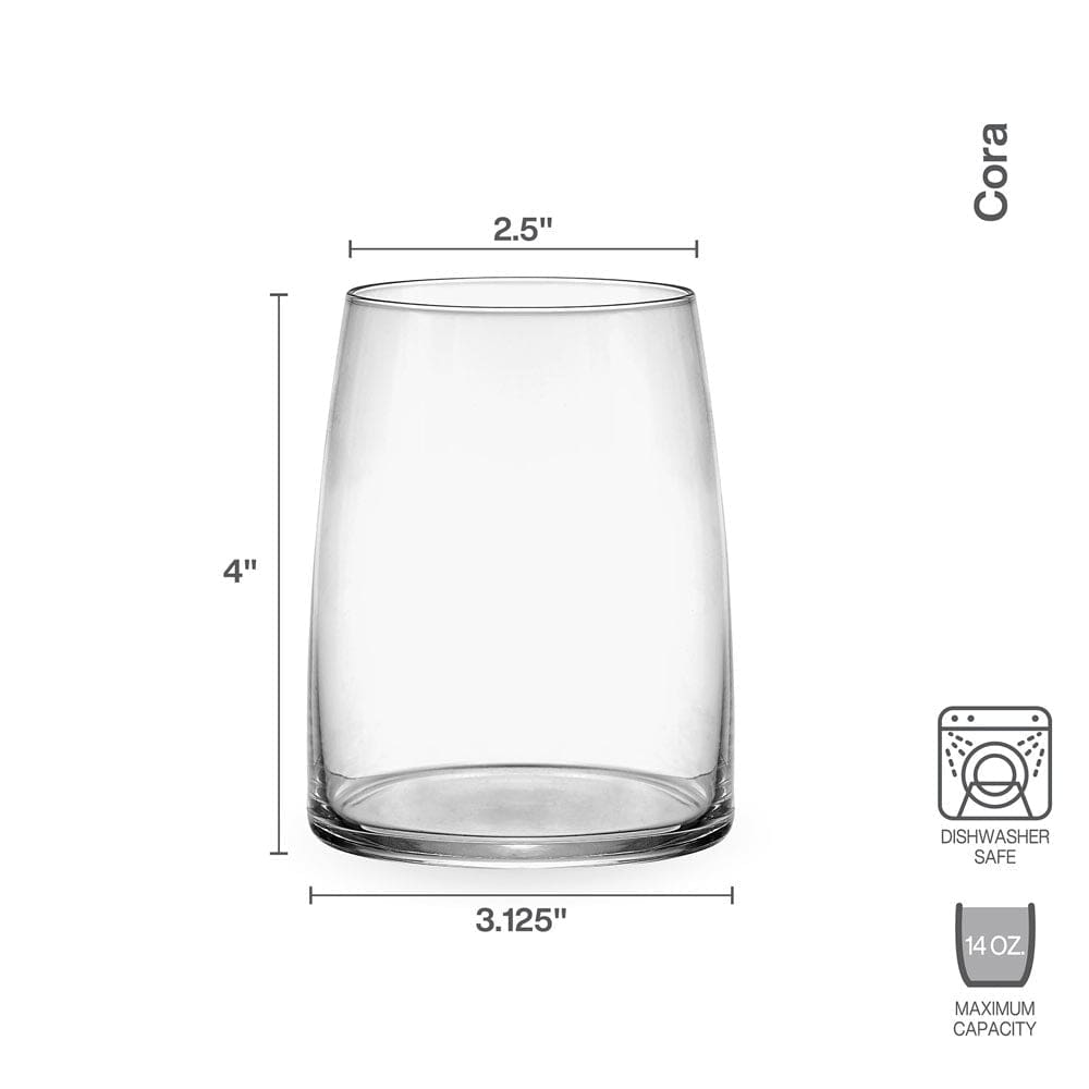 Cora Set of 4 Double Old Fashioned Whiskey Glasses - Image 5
