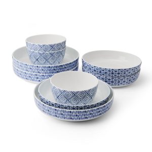 Dillon 9 Piece Dinnerware Bowl Set. Service for 3