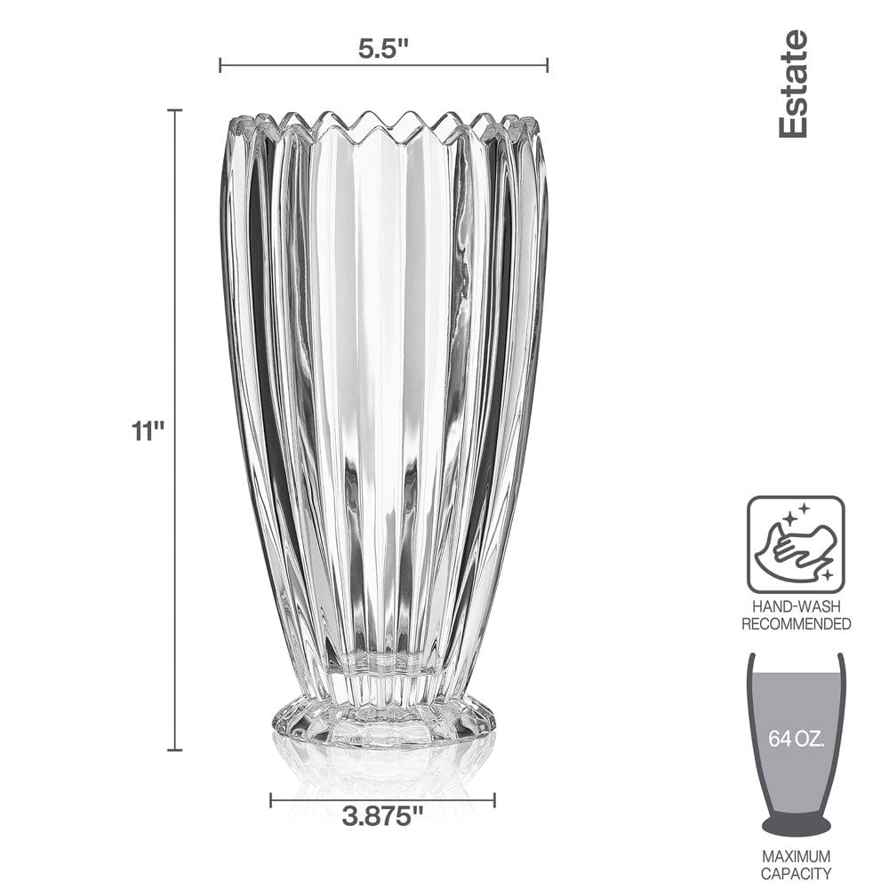Estate Crystal Vase - Image 5