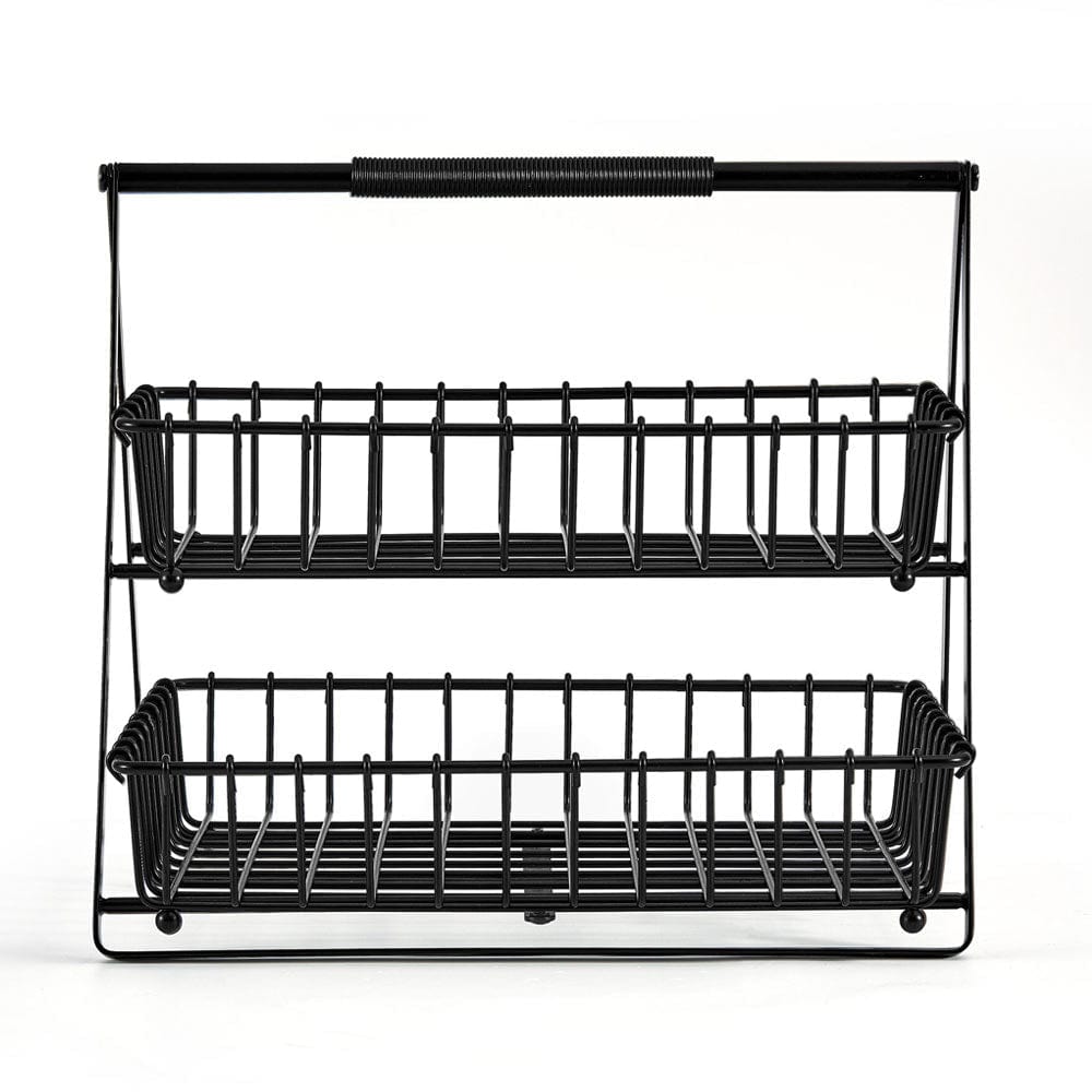 Flax 2 Tier Storage Basket - Image 6