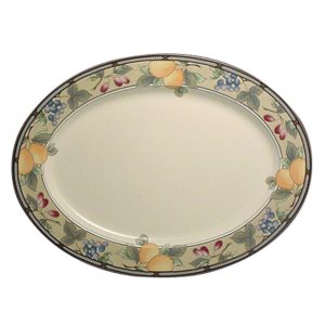Garden Harvest? 15 Inch Oval Platter