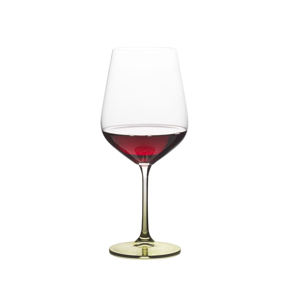 Gianna Ombre Sage Set of 4 Red Wine Glasses - Image 4