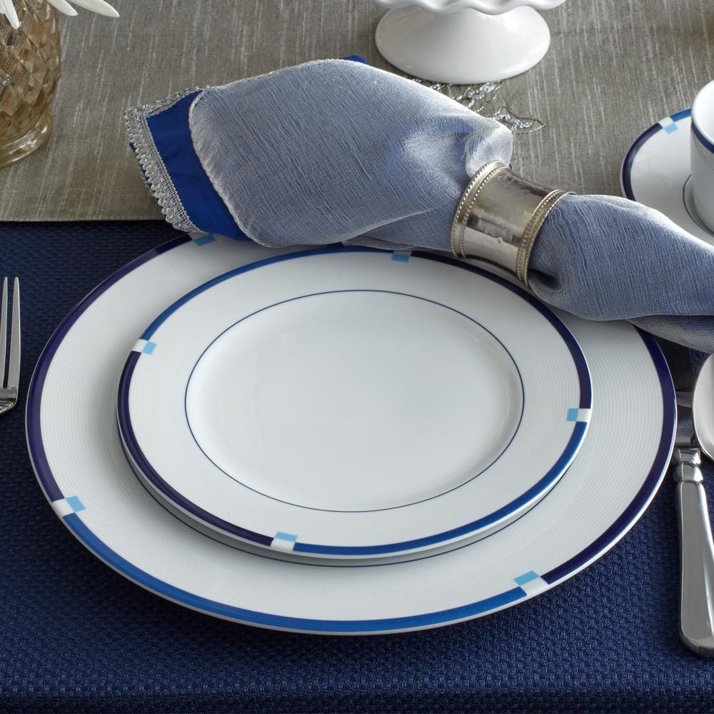 Jet Set Blue Dinner Plate - Image 3
