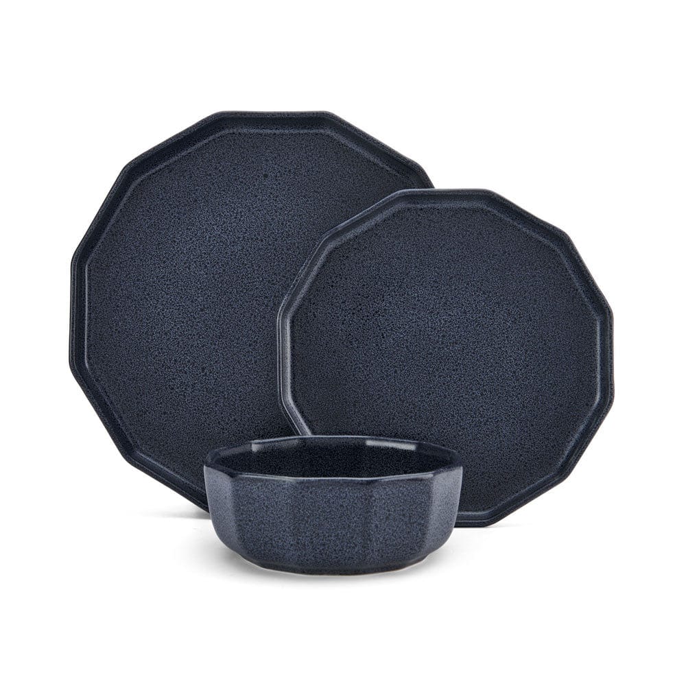 Luxor Blue 12 Piece Dinnerware Set. Service for 4 - Image 9