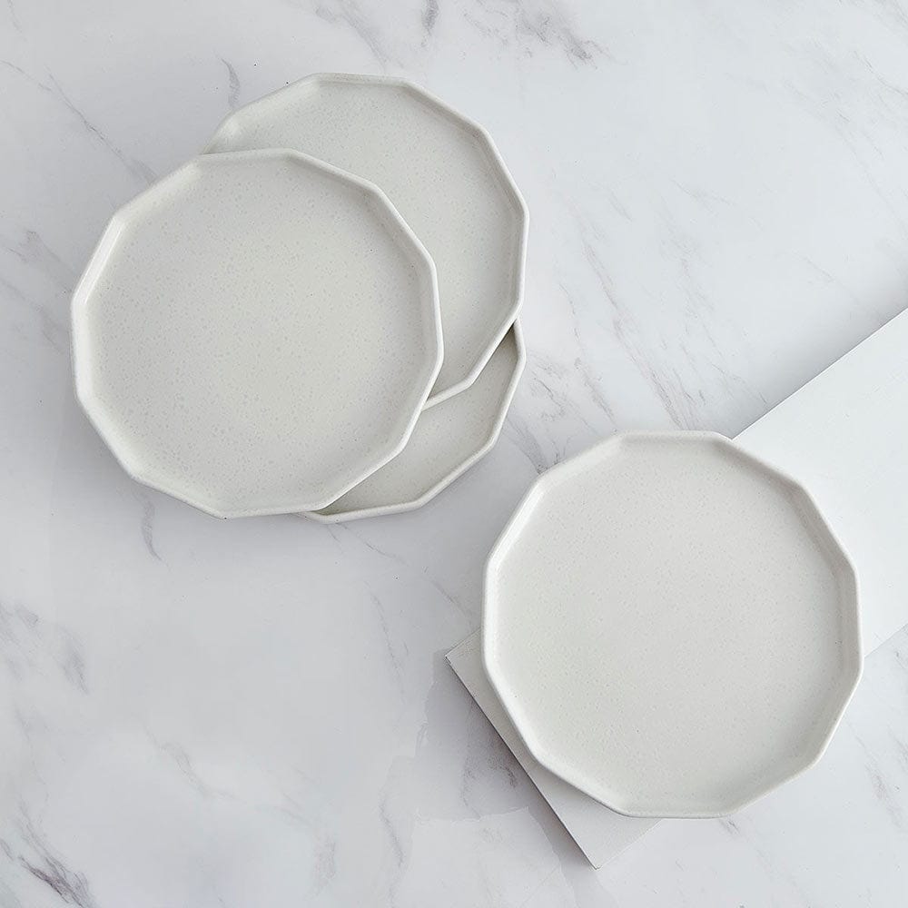 Luxor White Set of 4 Salad Plates - Image 2
