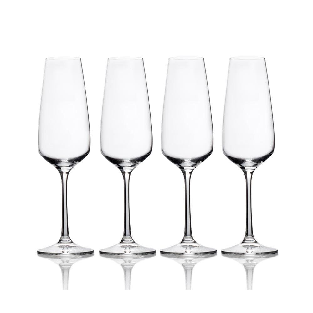 Melody Set of 4 Champagne Flute Glasses - Image 3