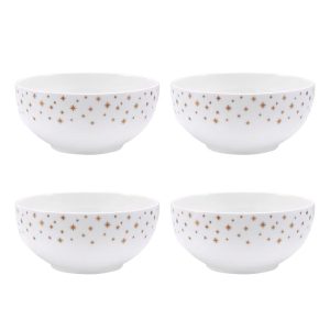 Millie Gold Set of 4 All Purpose Bowls