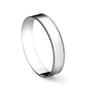 Old Master Sterling Beaded Bangle Bracelet. Small