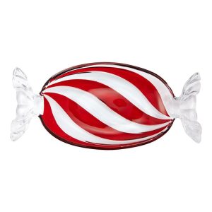 Peppermint Twist Holiday Candy Dish