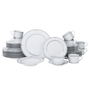 Regent Bead 40 Piece Dinnerware Set. Service for 8