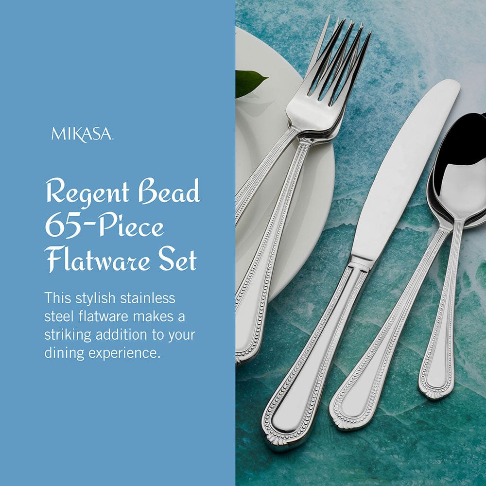 Regent Bead 65 Piece Flatware Set. Service for 12 - Image 3