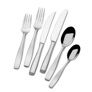 Satin Loft 75 Piece Flatware Set. Service for 12