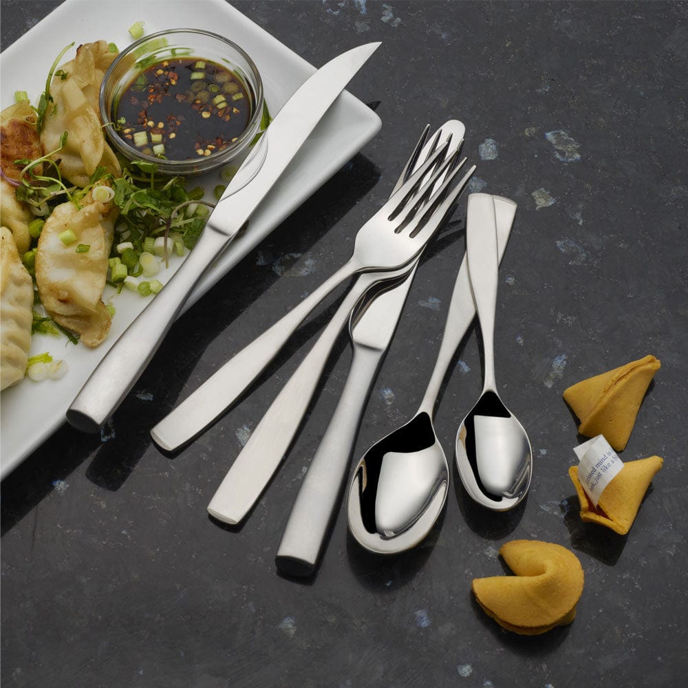 Satin Loft 75 Piece Flatware Set. Service for 12 - Image 2