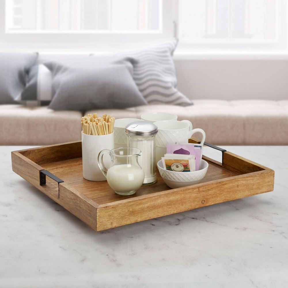 Square Lazy Susan Serving Tray - Image 3
