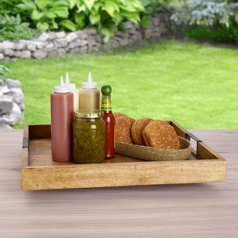 Square Lazy Susan Serving Tray - Image 5